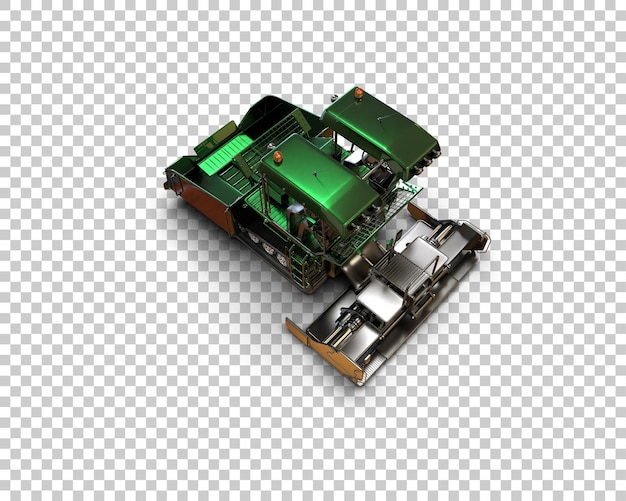 Asfaltutlegger isolert på bakgrunn 3D-rendering illustrasjon