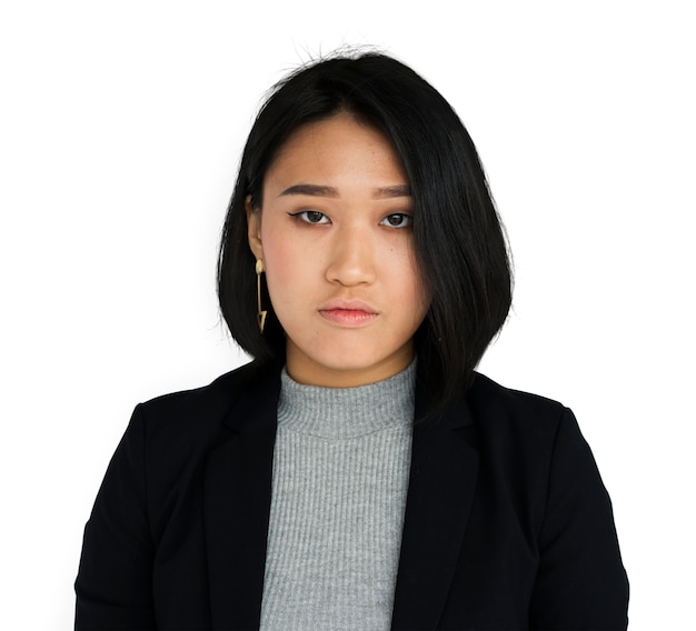 PSD asian businesswoman