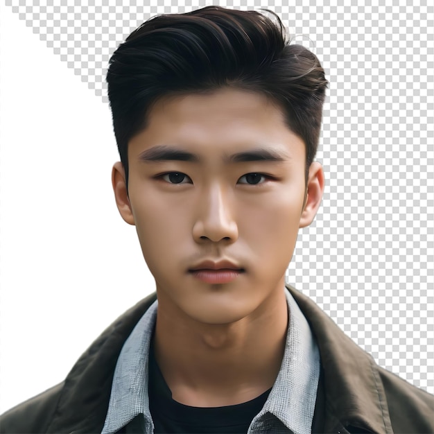 PSD asian male model