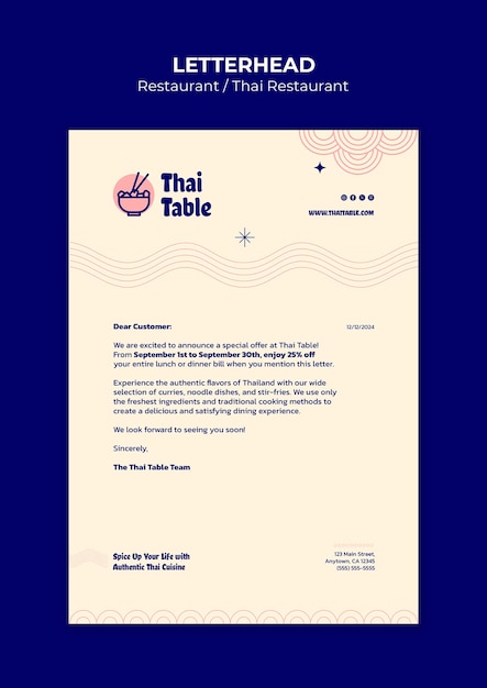 Asian restaurant template design