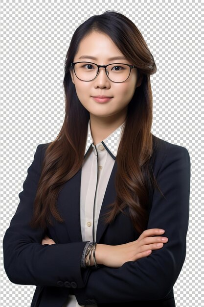 PSD asian woman information technology it professional t