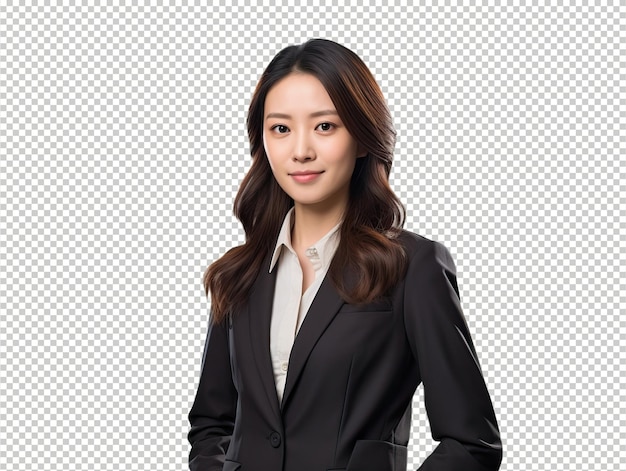 PSD アジア人女性弁護士 psd 透明な白い孤立した背景