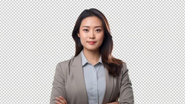 PSD asian woman political scientist psd transparent white iso