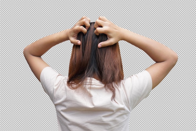 Asian women mark hands in crosses.