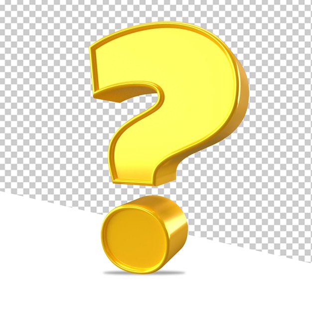 PSD ask question 3d mark green icon