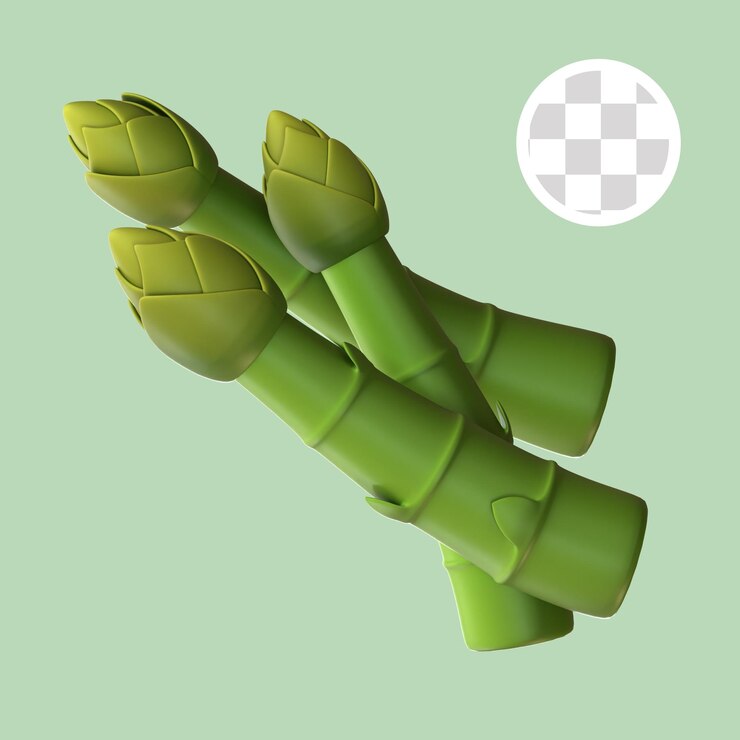 asparagus 3d icon
