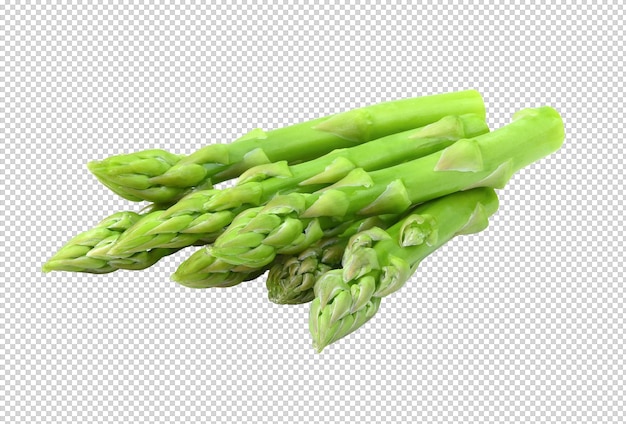 Asparagus isolated on alpha layer