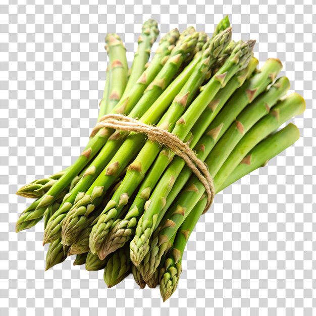 PSD asparagus isolated on transparent background