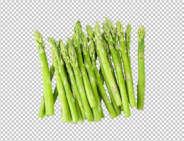 PSD asperges geïsoleerd op alfalaag