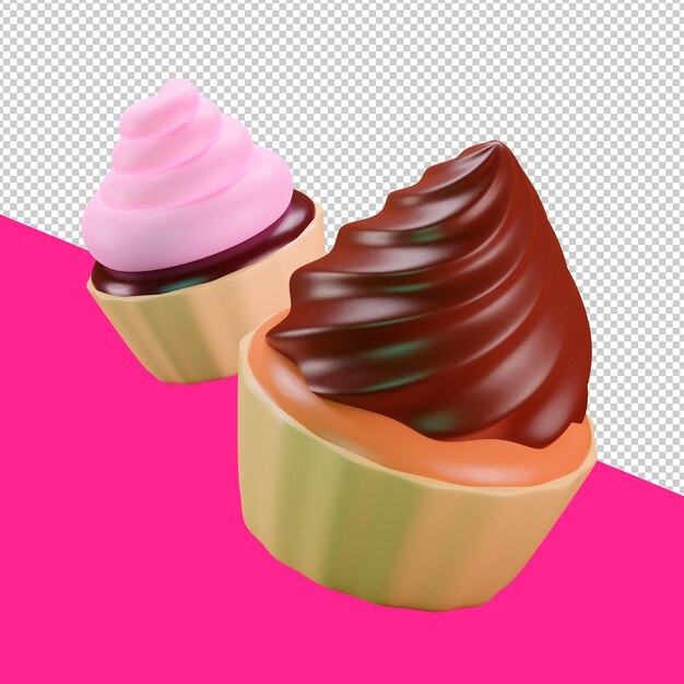 各種食品3Dアイコンセット