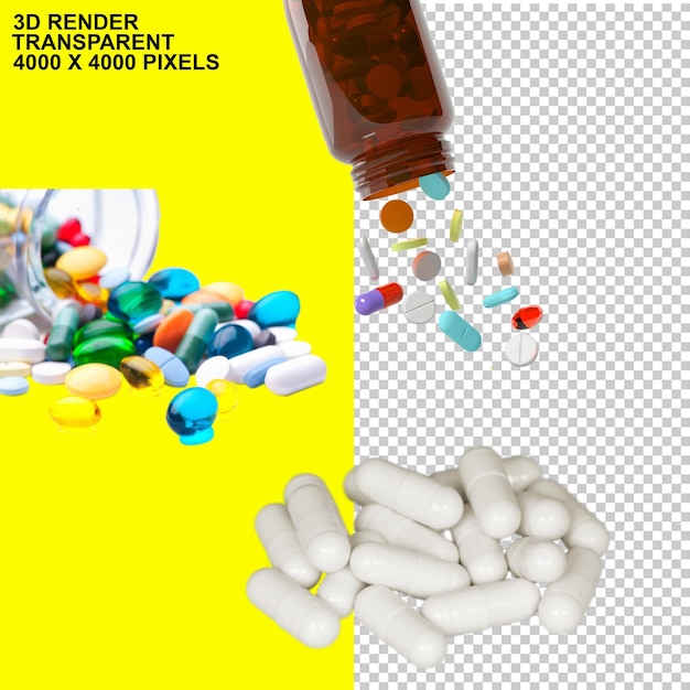 PSD assortedcolor medication pill lot tablet capsule pharmaceutical drug pills image file formats