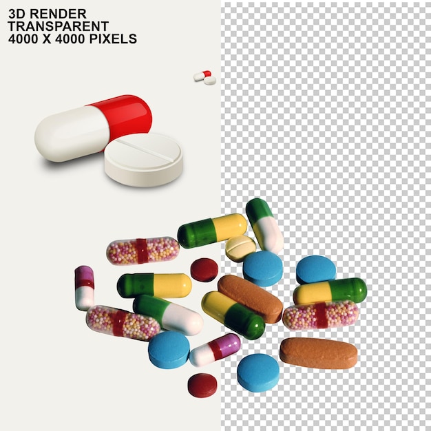 PSD assortedcolor medication pill lot tablet capsule pharmaceutical drug pills image file formats