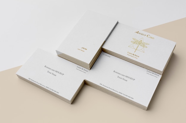 PSD assortment of mock-up business card