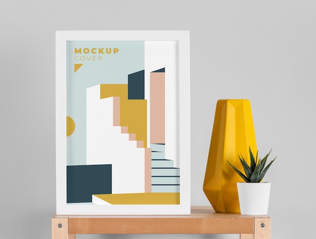 Assortment of modern mock-up frame