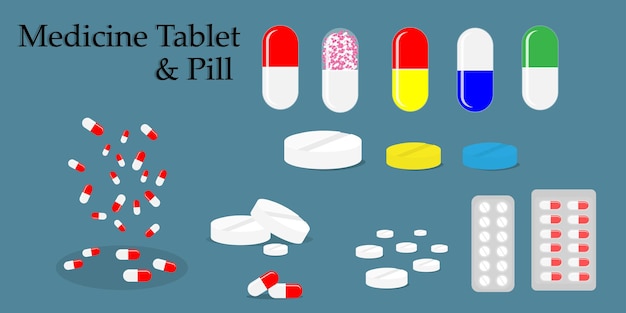 assortment of pills and capsules for medical purposes