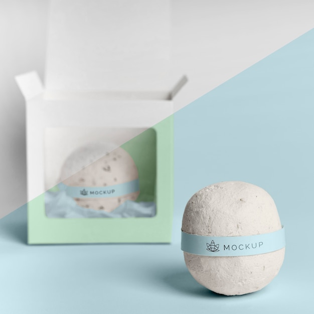 PSD assortment with bath bombs mock-up