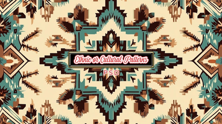 PSD astrids ethereal cultural patterns vibrant orange background a symmetrical pattern with geometric