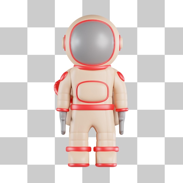 Astronaut 3d icon