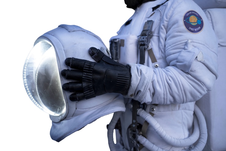 PSD astronaut iført romdrakt