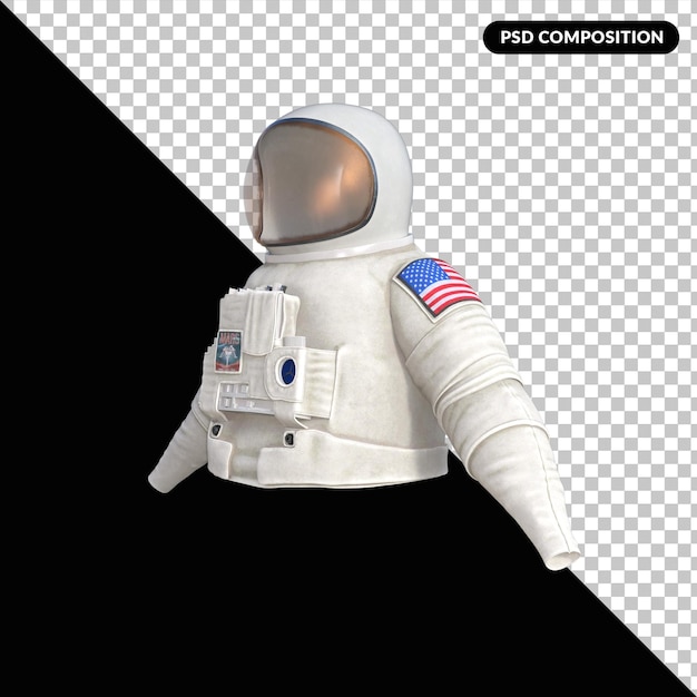 Костюм космонавта 3d визуализация