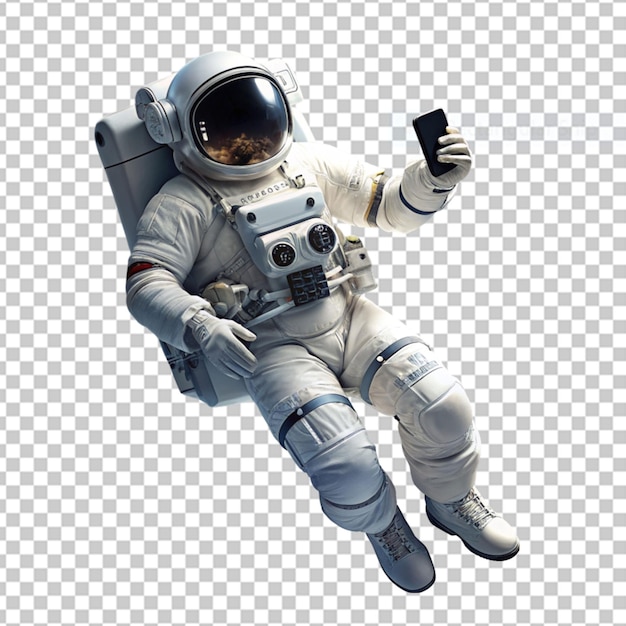 A astronaut on transparency background psd