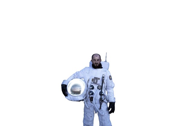 PSD astronaut wearing spacesuit