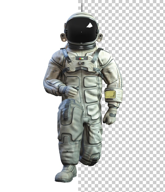 Astronauta Na Przezroczystym Tle 3d Render