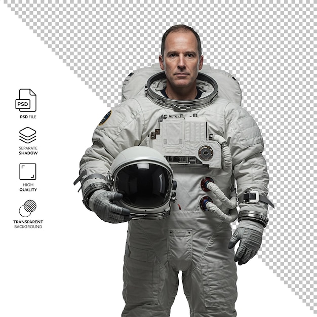 Astronauta w garniturze kosmicznym