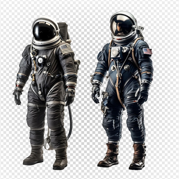 astronautenkostuum op transparante achtergrondkosmonautenkostuum png generatieve ai