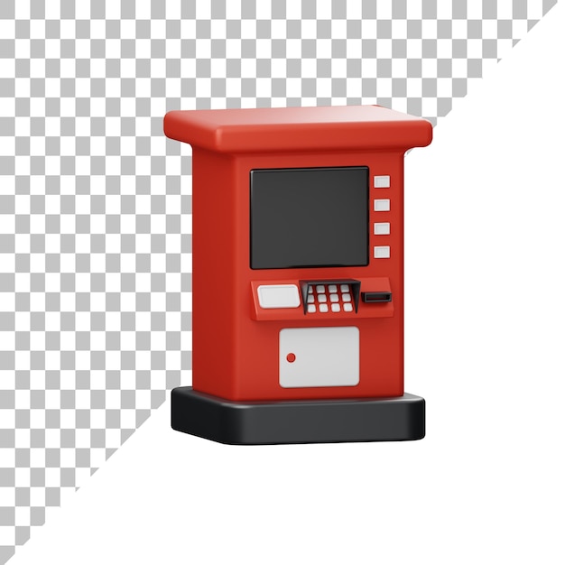 PSD atm 3d illustration