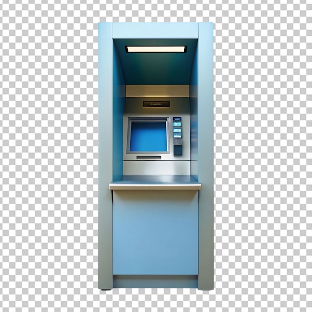 PSD Икона изолированной будки банкомата