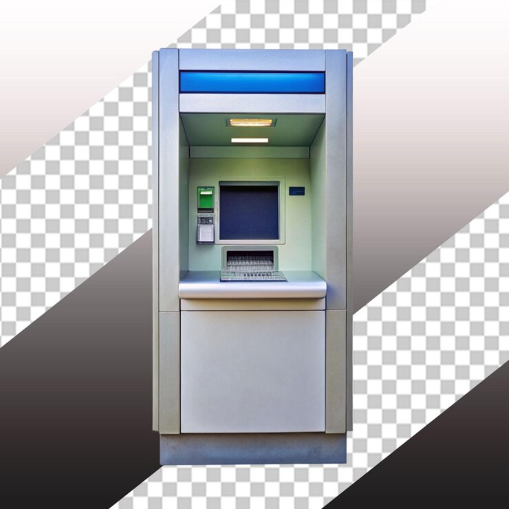 PSD atm on transparent background