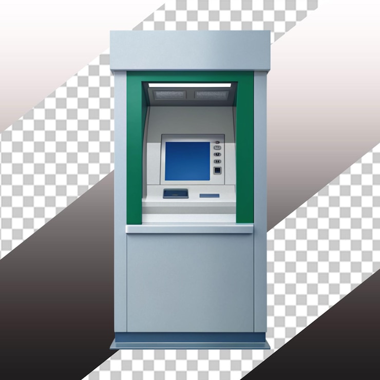 PSD atm on transparent background