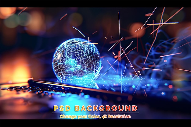 attack the spherical blue defense shield virus protection in cyberspace