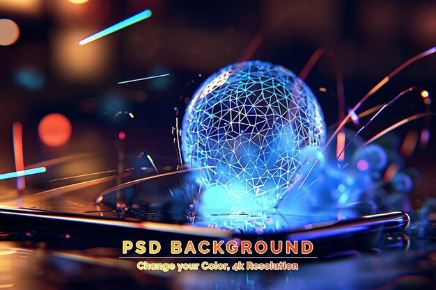 PSD attack the spherical blue defense shield virus protection in cyberspace