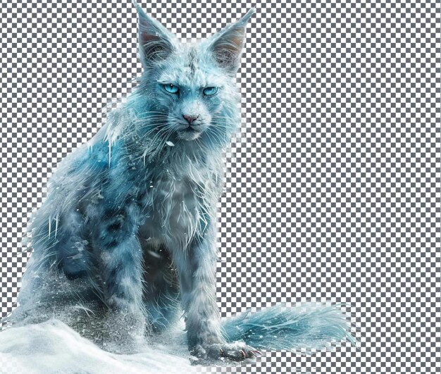 PSD attractive dexter frostfang frost isolated on transparent background