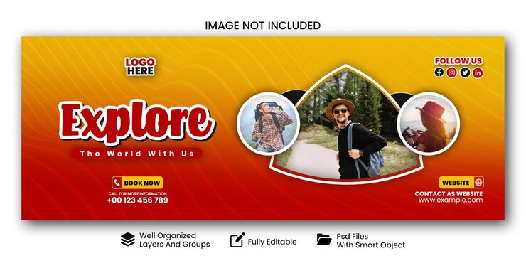 PSD attractive traveling template design