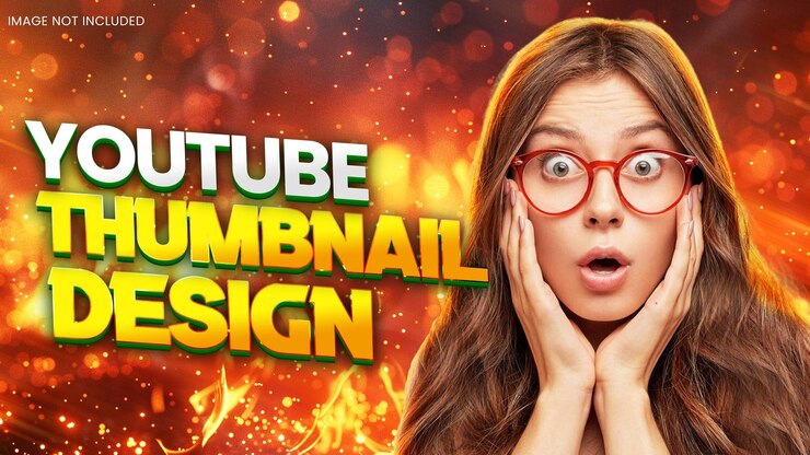 PSD attractive youtube thumbnail design