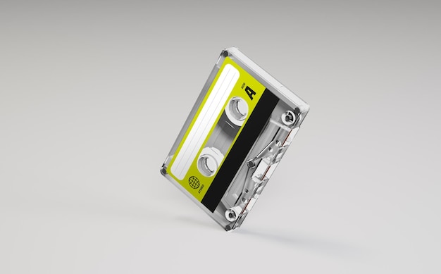 PSD audio cassette mockup