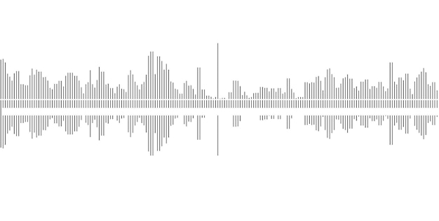 PSD ondate audio come onde di segnale di fondo dell'equalizzatore