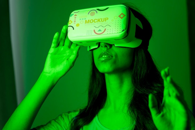 augmented reality glasses mockup design