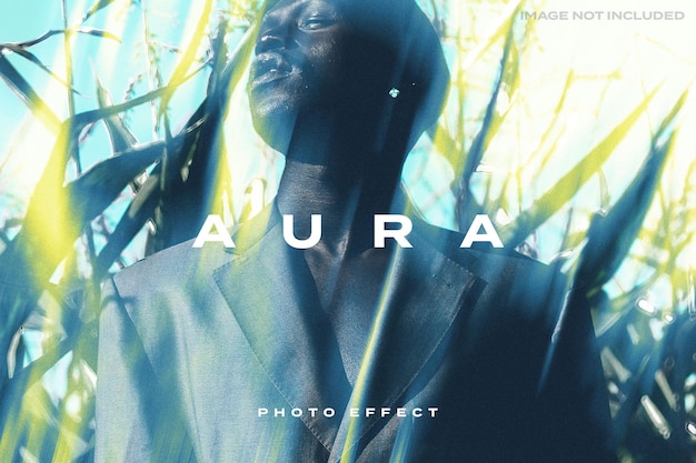 PSD aura photo effect