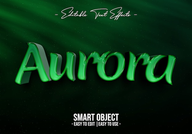 Aurora-tekststijleffect