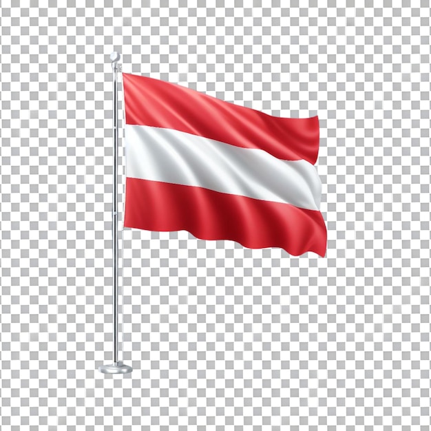 PSD austria flag vector illustration