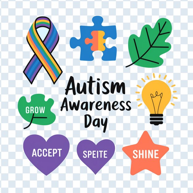 Autism Awareness Day 2025 design Premium AIgenerated PSD