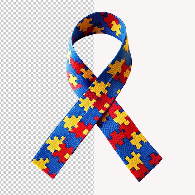 PSD autism ribbon campaign png