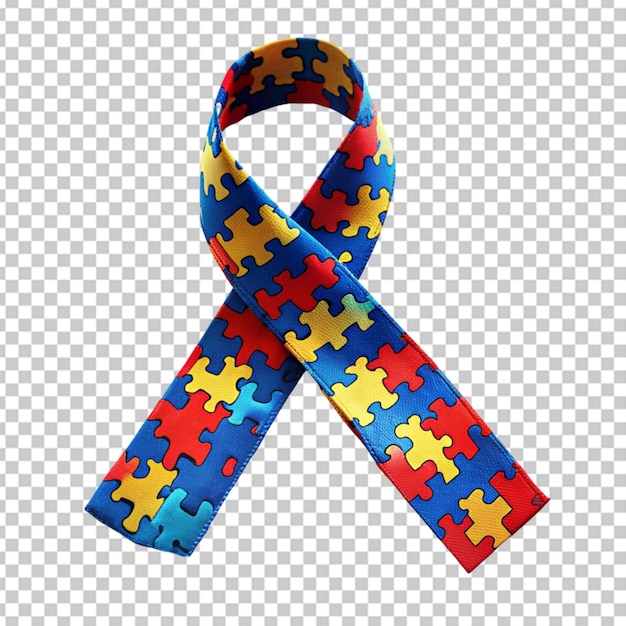 Autism ribbon transperant background