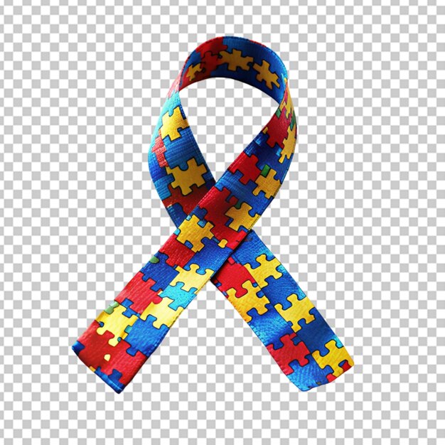 Autism ribbon transperant background