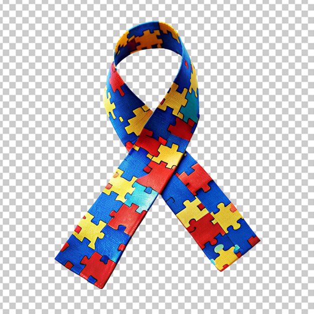 Autism ribbon transperant background