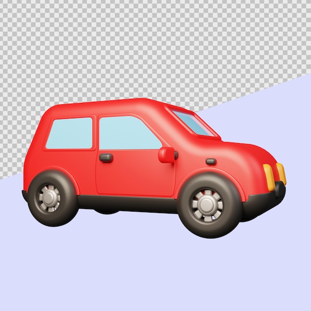 Auto's 3D-voertuigillustraties